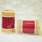 Regal Mirror Stone Bridal Chura