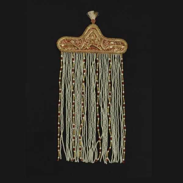 Maroon Beaded Groom Sehra