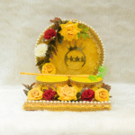 Haldi Plate -Crown Design