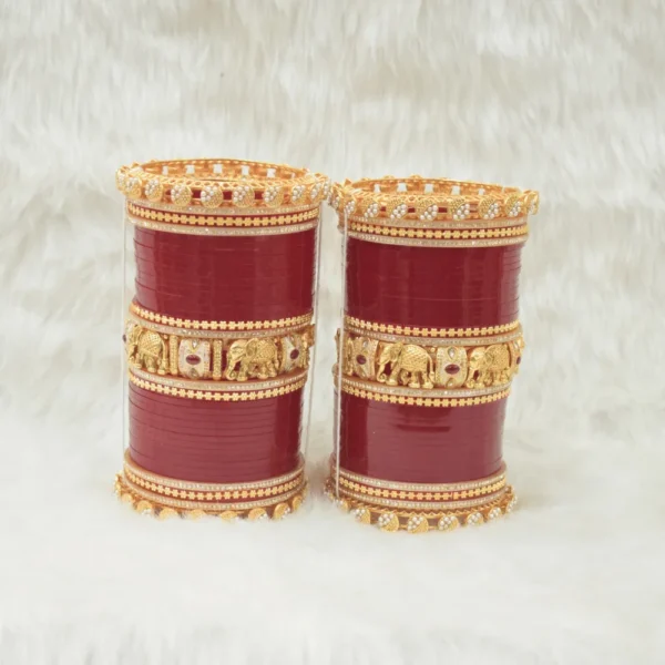Elephant Charm Bridal Chura