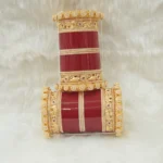 Floral Crown Bridal Chura - Image 2
