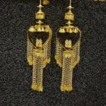 Heart-Shaped Klire with Long Pearl