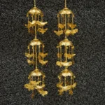 Klire with Dome Tops and Hanging Parrot Charms