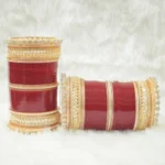 Crystal Velvet Bridal Chura