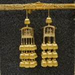 Temple Arch Klire with Triple Dome Jhumkas