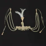 Crown Kalgi with Crystal Motifs