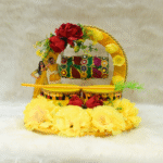 Bride’s Face Haldi Plate