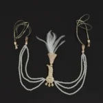 Triple Pearl Strands  Kalgi