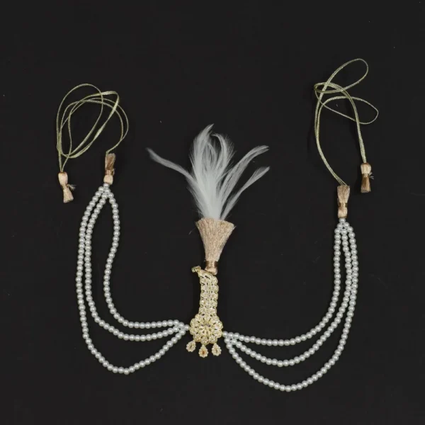 Triple Pearl Strands  Kalgi