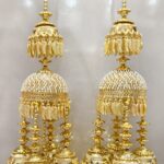 Royal Leaf & Pearl Dome Bridal Kalira