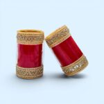 New antique bridal mehroon chura