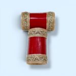New antique bridal mehroon chura - Image 3