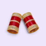 New bridal mehroon  chura