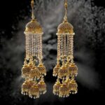 Traditional Pearl-Beaded Gold Plated Punjabi Bridal Kalira