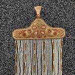 The Royal Touch /Red & Gold Handcrafted Sehra - Image 2