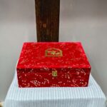 Elegant Star Dotted  Shahi Chithi Box for Punjabi Wedding