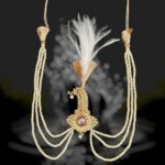 Royal Kundan Kalgi with Red Stone & Layered Pearl Chains
