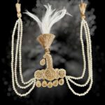 Nawabi Andaaz: Shahi Moyer Kalgi With Heavy Kundan Latkan