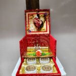Traditional Red Lagan Patrika Box - Image 2