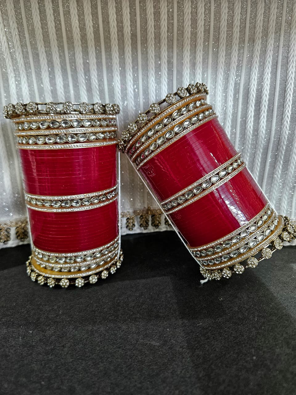 g Antique kundan bridal chura - Image 1
