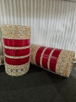 Regal Ruby Kundan Bridal Chura - Image 2