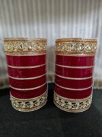 Royal Ruby Kundan Designer Chura - Image 3