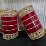 Royal Ruby Kundan Designer Chura